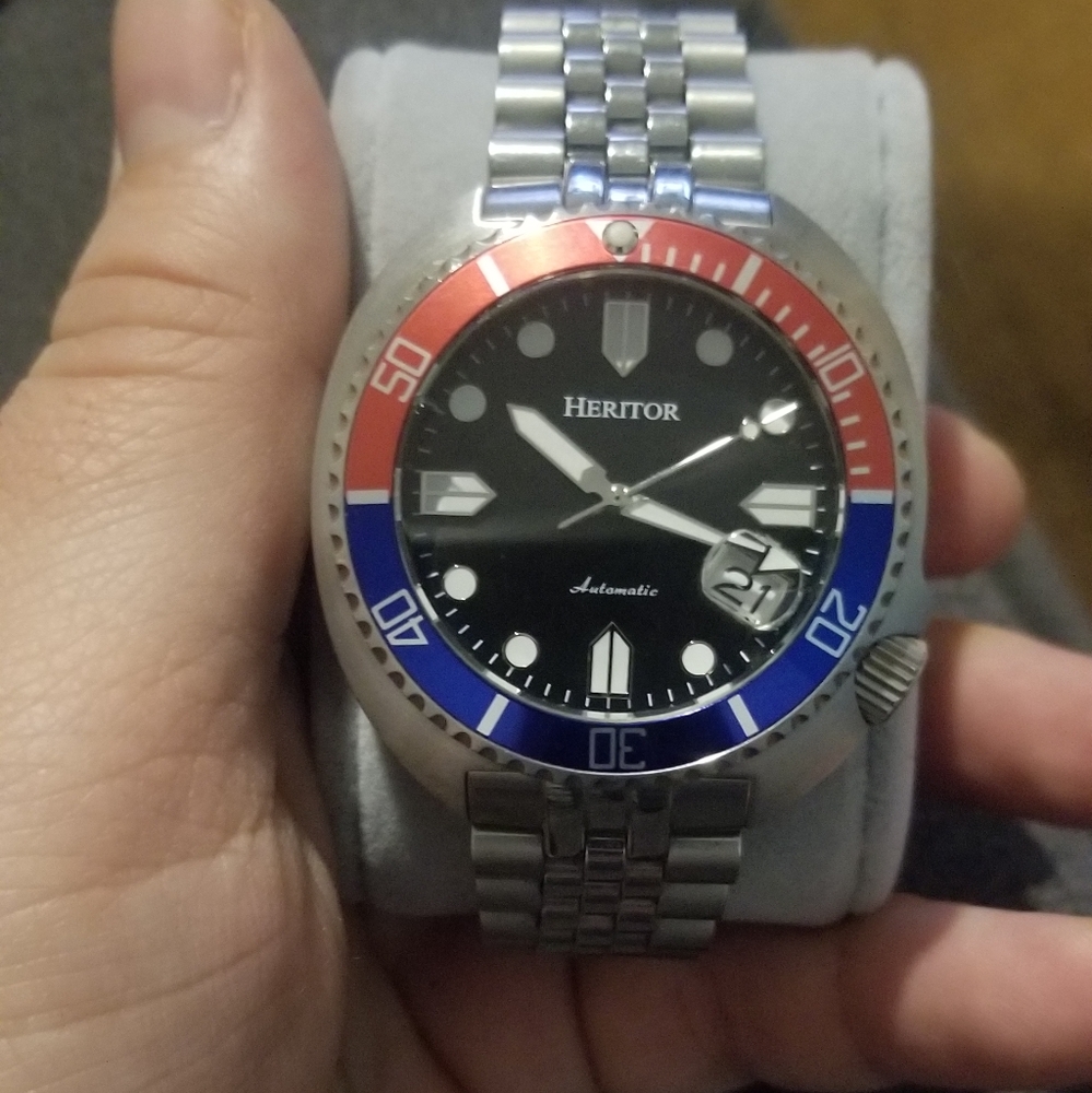 Heritor Matidor Pepsi Automatic Watch